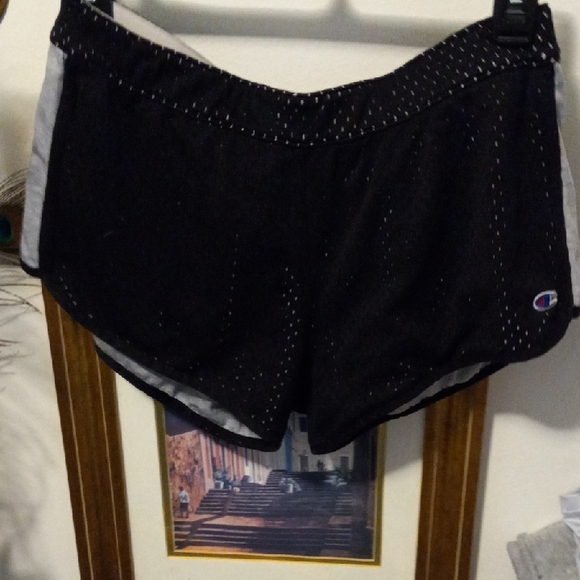 Gray /Black Women's Reversible Athletic Shorts - Picture 3 of 5